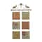 Brown Wrought Iron Traditional Floral Wall Decor